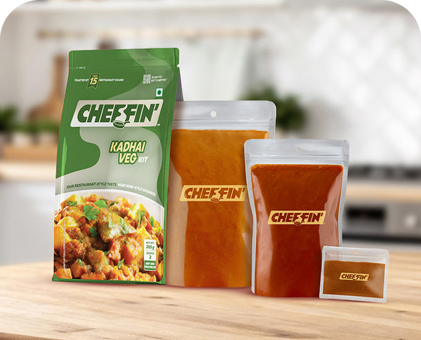 India’s First 3-Pouch Gravy Kit